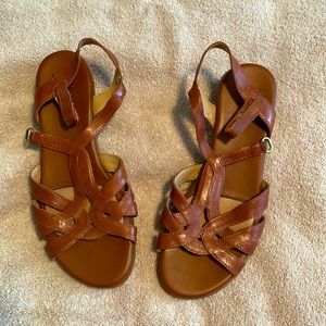 Women's brown summer sandal size 8